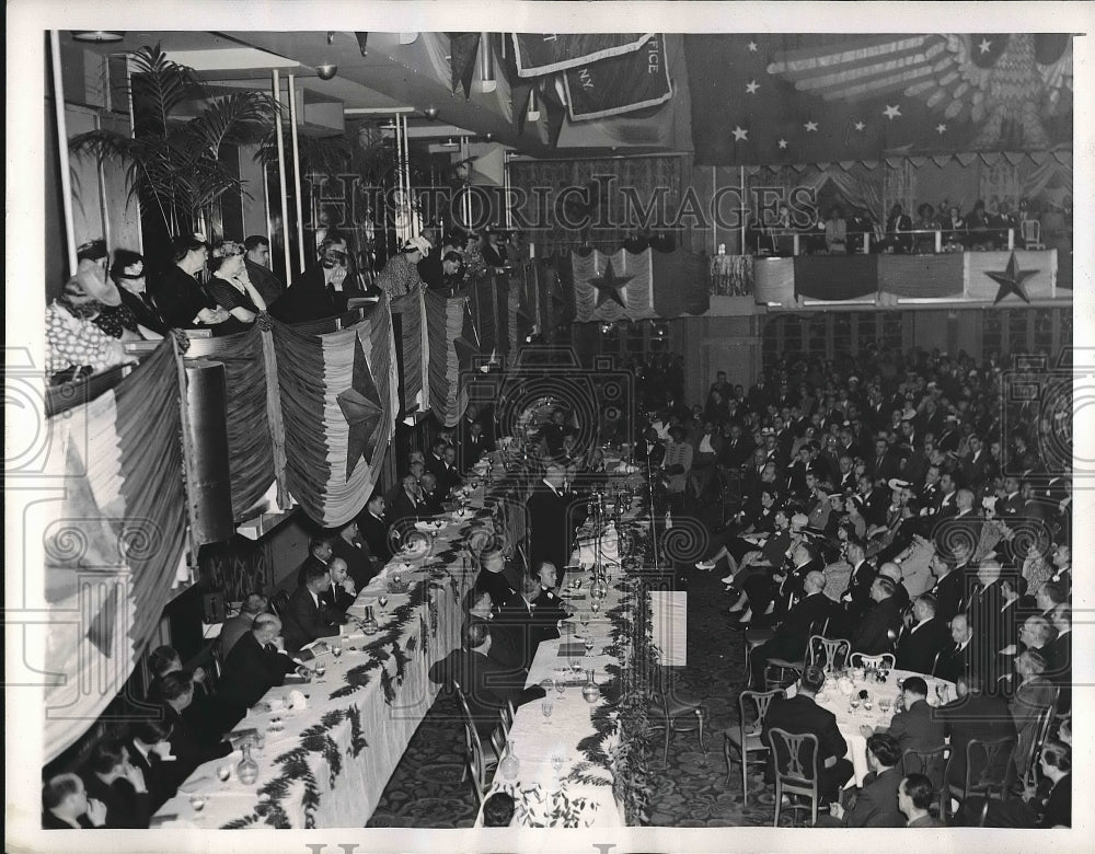 1941 The St George Society of US Post office in NYC breakfast - Historic Images