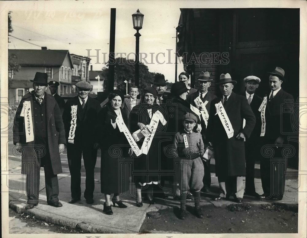 1935 McCaffertt Davis election campaign in Ohio  - Historic Images