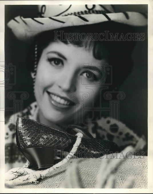 1965 Woman Models New Western Cowboy Themed Ensamble  - Historic Images