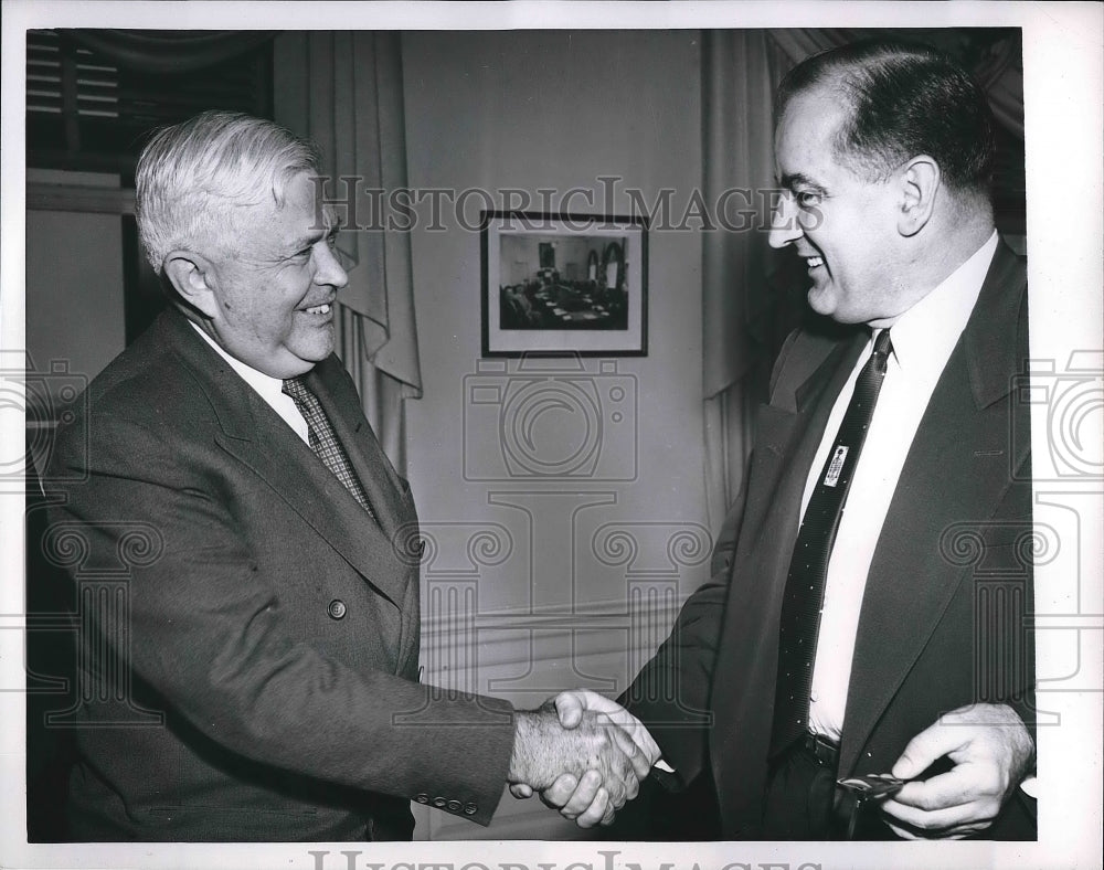 1954 Defense Sec. Charles E. Wilson &amp; Senator Joseph McCarthy - Historic Images