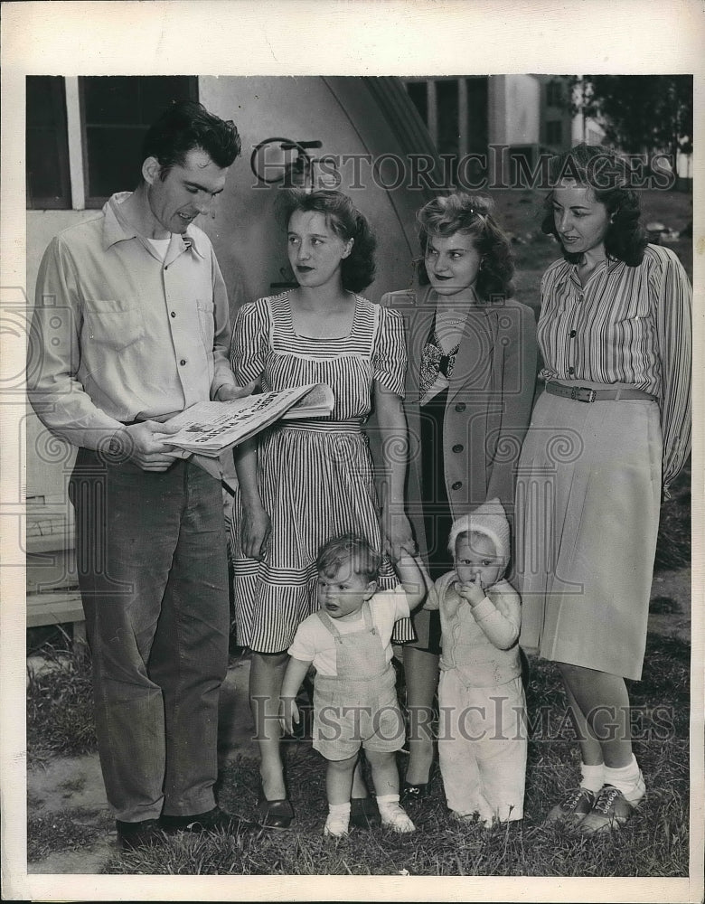 1947 Press Photo San Francisco Veteran&#39;s Group Discusses GI Education Fund - Historic Images