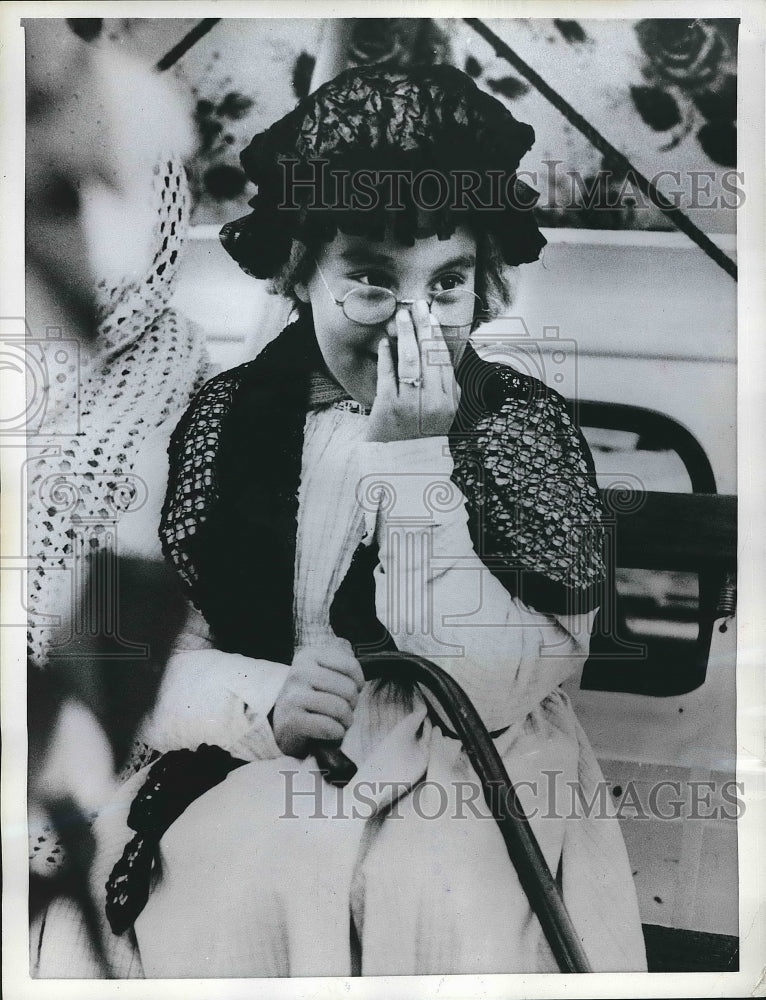 1962 Santa Cruz, Ca. Kathy Morrow in Girl Scout parade  - Historic Images