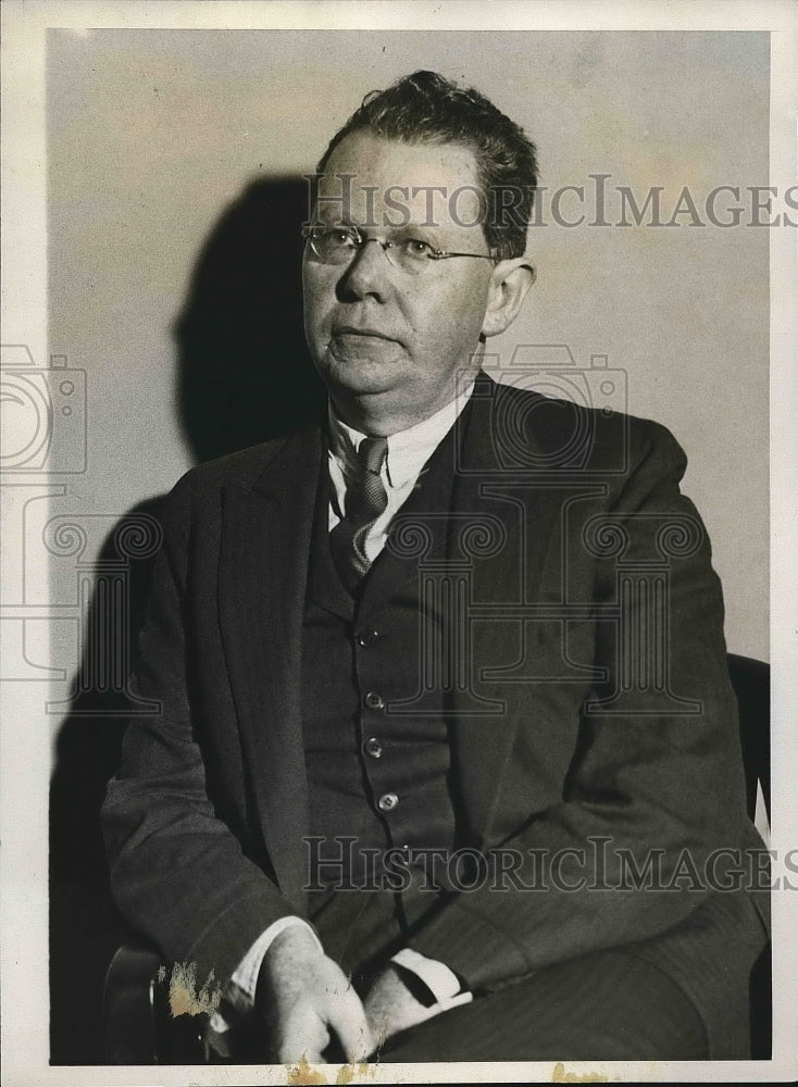 1933 Daniel C. Mulloney, ex pres. Fed Natl Bank of Boston - Historic Images