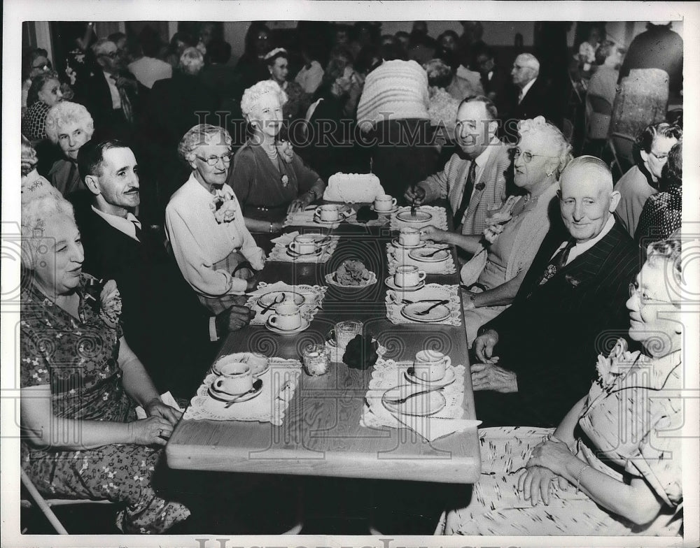 1956 Golden Age Club Members at Luncheon  - Historic Images