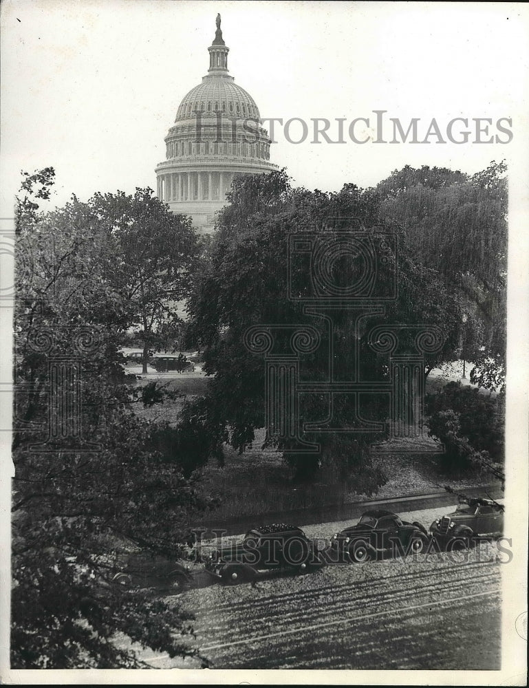 1938 Hailstorm at Capitol, Washington, D.C.  - Historic Images