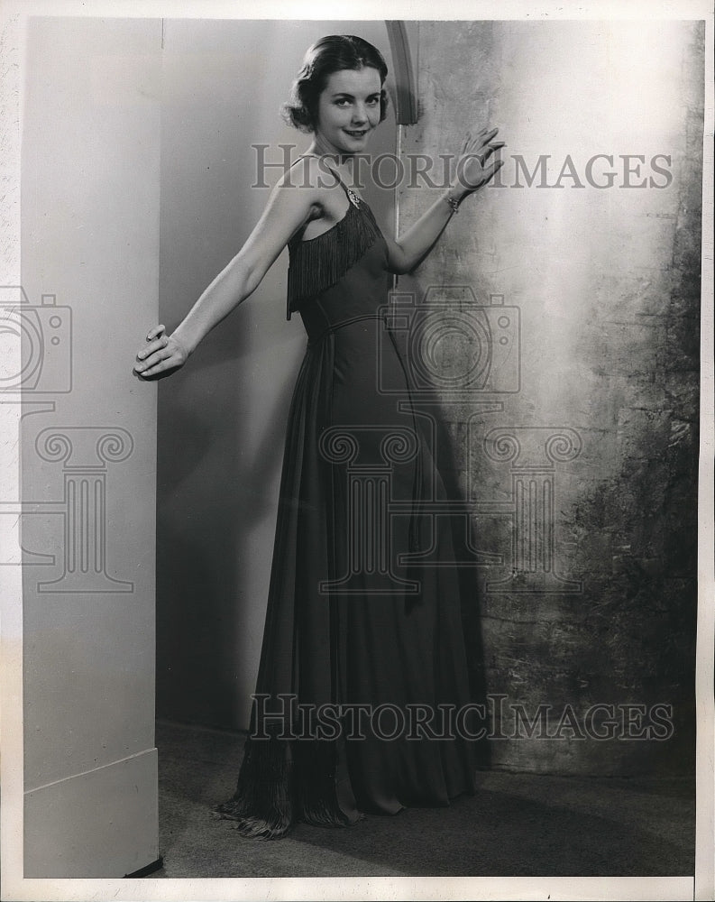 1938 Press Photo Rockefeller Socialite Virginia Harris Portrait from Baltimore-Historic Images