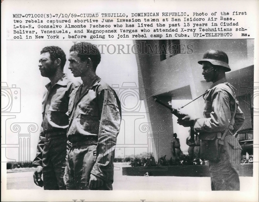 1959 Rebels Captured in Dominican Republi  - Historic Images