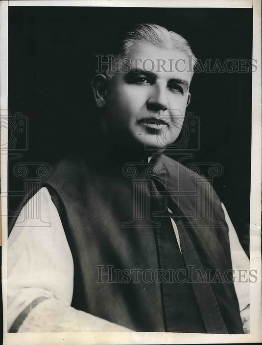 1944 Press Photo Thomas J. McDonnell, Society for Propagation of Faith in U.S. - Historic Images