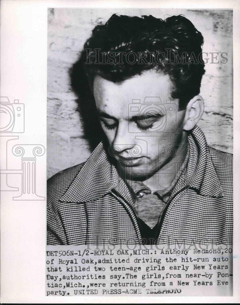 1952 Anthony Redmond Admits Killing Two Teenage Girls  - Historic Images