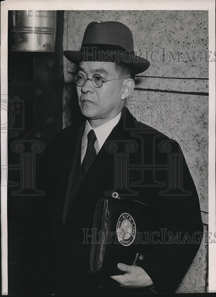 1937 Shiro Machida, Foreign Editor of Tokyo Asahi Shimbun - Historic Images