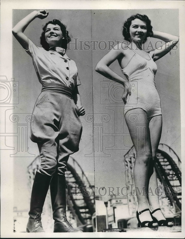 1937 Press Photo Alice Nielson. Queen of Old California Days in Ocean Park. - Historic Images