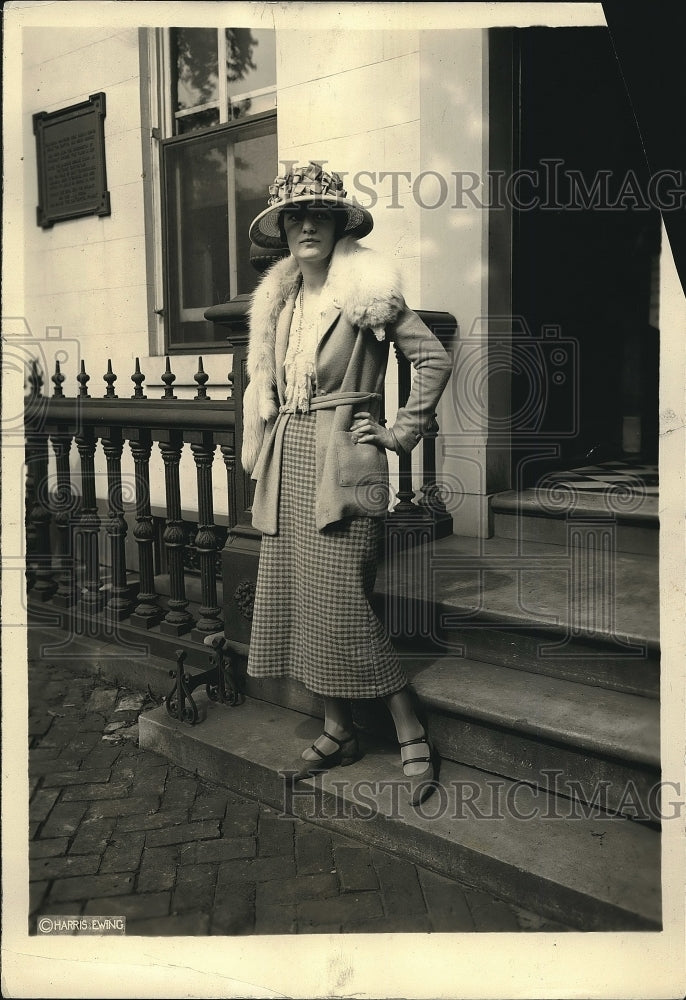 1922 Press Photo Baroness Virginia Nugent of Hungary - nea90778 - Historic Images