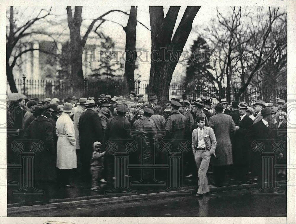 1931 Communists stage a demonstration in front of WhiteHouse - Historic Images