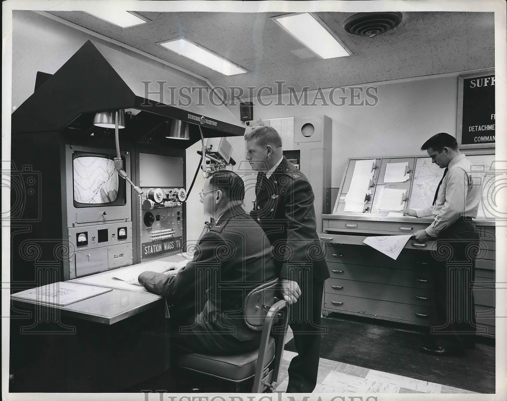 1959 Captain Harold M. Hansen, Air Force Weatherman Roy Spencer - Historic Images