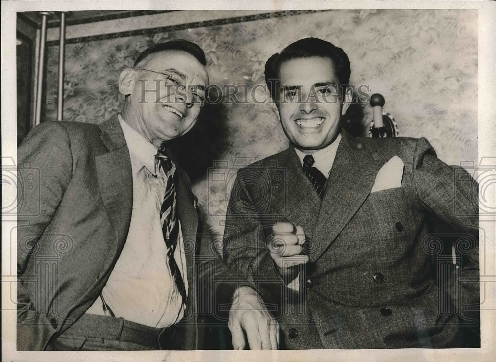 1939 Elmer Hinkel 7 foster son Louis M de los Reyes Hinkel of Mexico - Historic Images