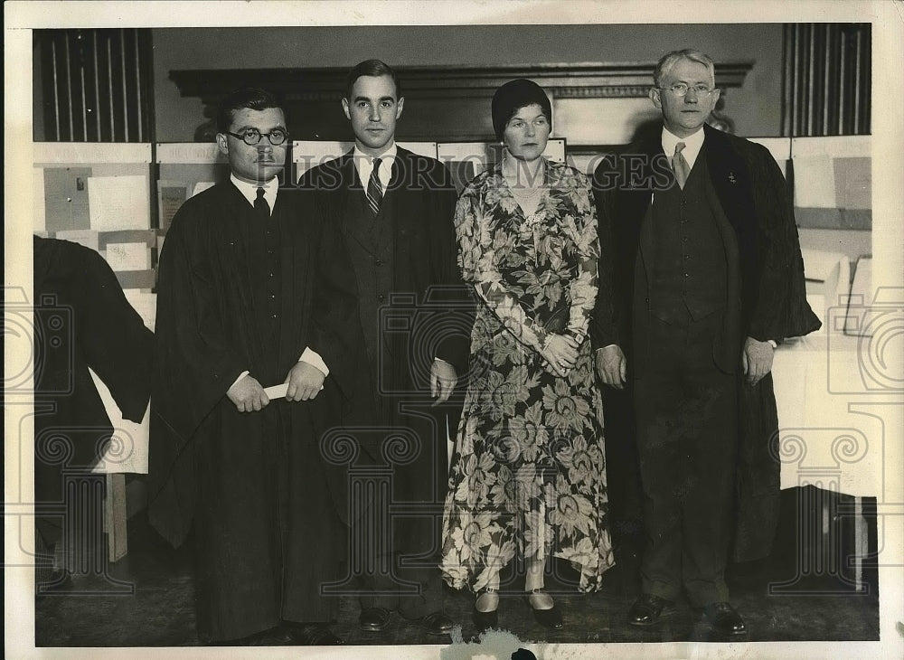 1931 HK Halet Bey, E Gaulis, JJ Mahoney,MO Hudson  - Historic Images