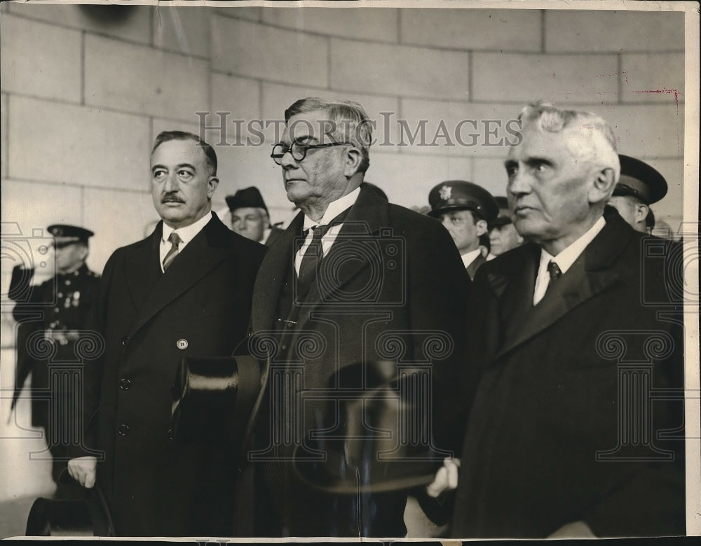 1927 Cuban Pres. Gerard Machado, O Ferrara &amp; Us Sec Kellogg - Historic Images