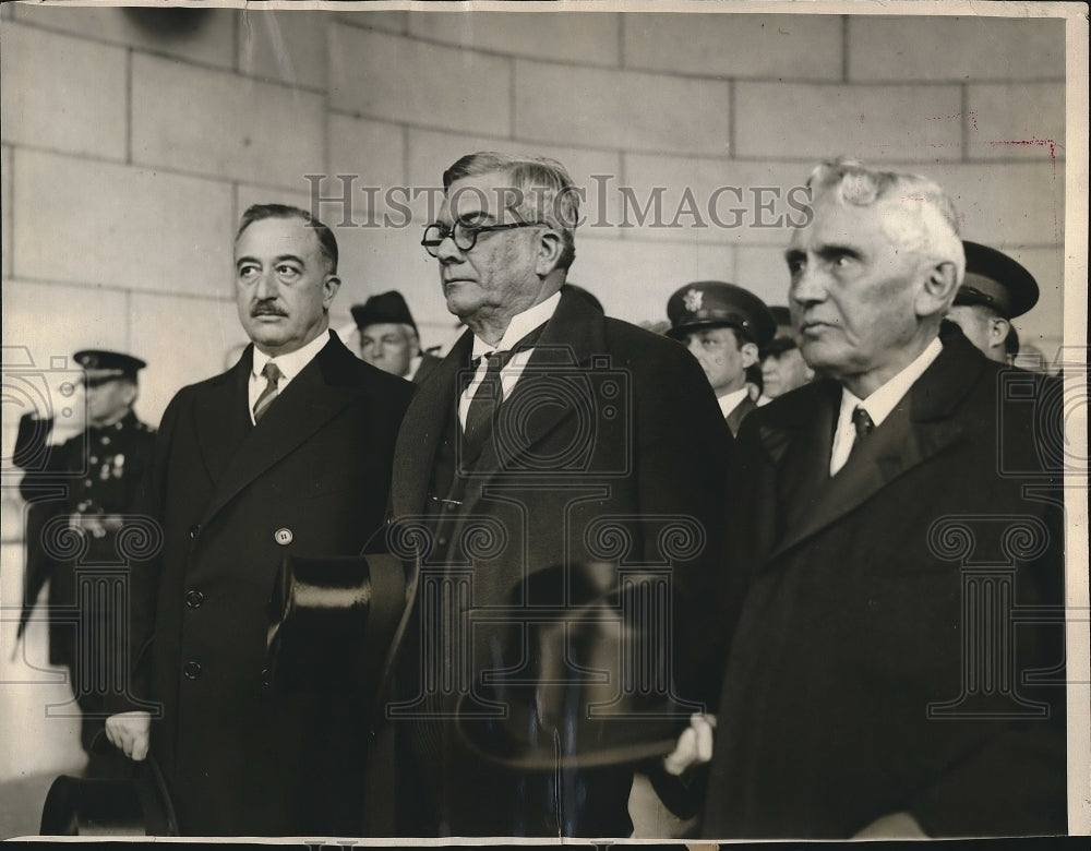 1927 Cuban Pres. Gerard Machado, O Ferrara & Us Sec Kellogg - Historic Images