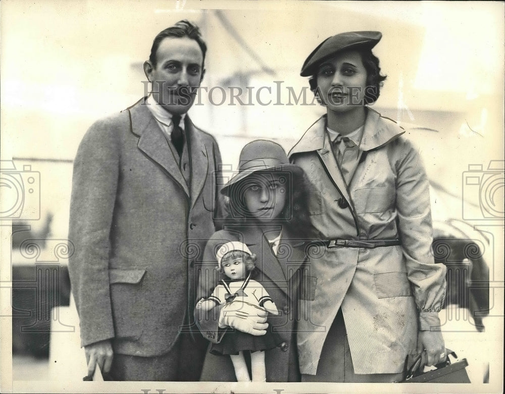 1934 Mr &amp; Mrs Robert Brock Josephson &amp; Constance Brock  - Historic Images