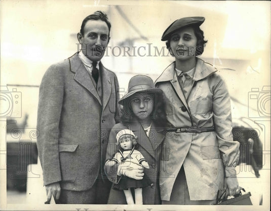 1934 Mr & Mrs Robert Brock Josephson & Constance Brock  - Historic Images