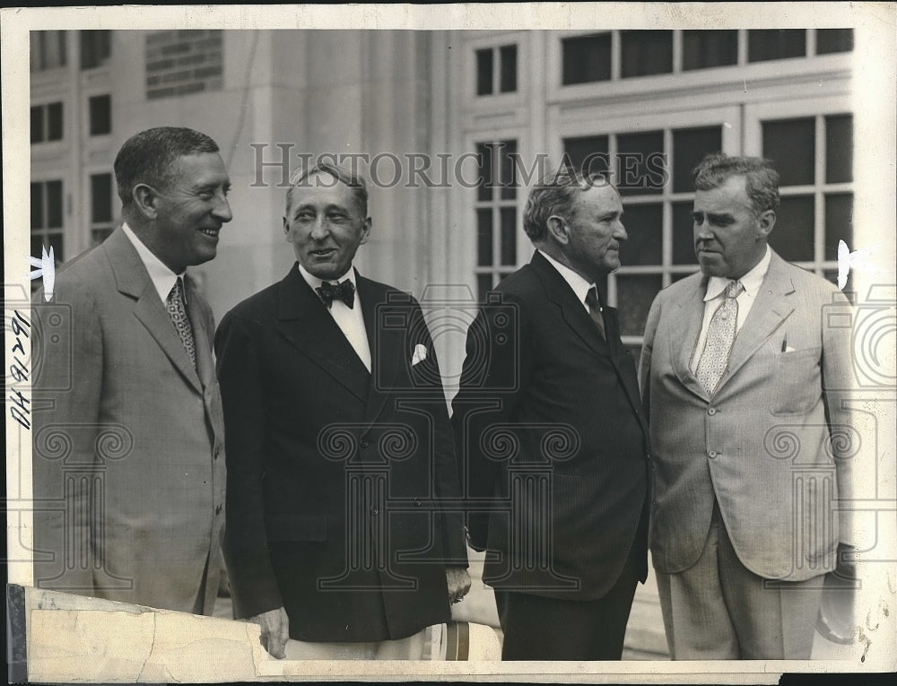 1928 Press Photo Judge George Olbany, Tammany Hall Leader, At Houston Convention - Historic Images