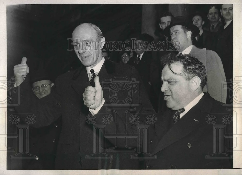 1941 Lord Halifax of Britain & NY Mayor F. LaGuardia  - Historic Images