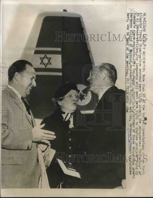 1959 Member of the Parliamentarians of North Atlantic Treat Org. - Historic Images