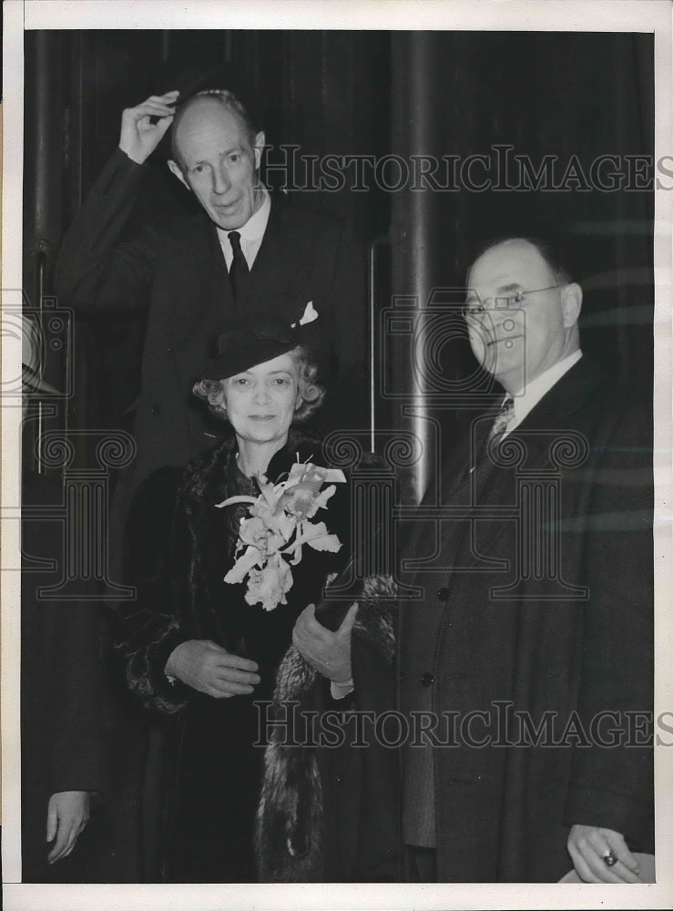 1941 Lord and Lady Halifax of England in Cleveland.  - Historic Images