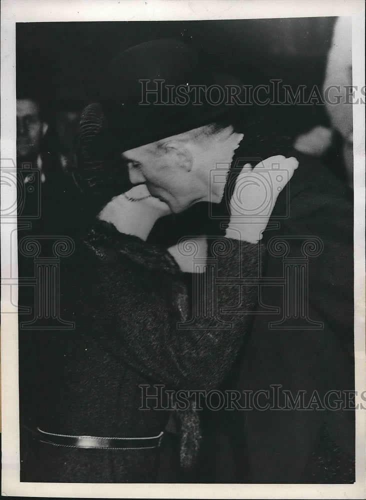 1937 British Foreign Sec. Lord Halifax &amp; daughter Lady Feversham - Historic Images