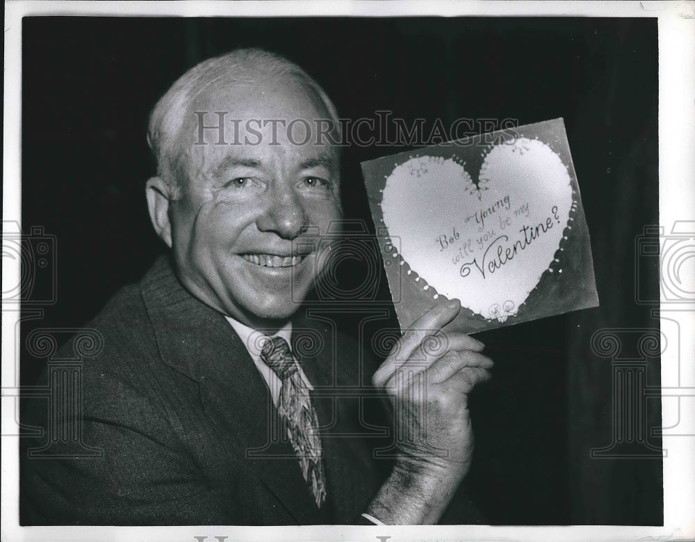 1956 Chairman of NY Railroad Robert Young  - Historic Images