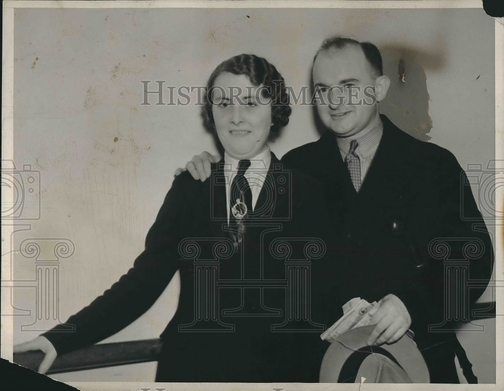 1938 Michael Quill &amp; Wife Molly O&#39;Neill  - Historic Images
