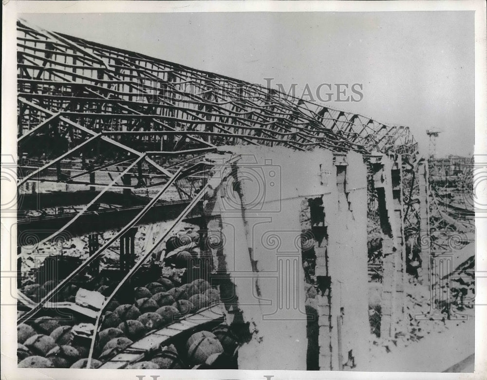 1947 Wreckage of Cadiz Submarine Base  - Historic Images