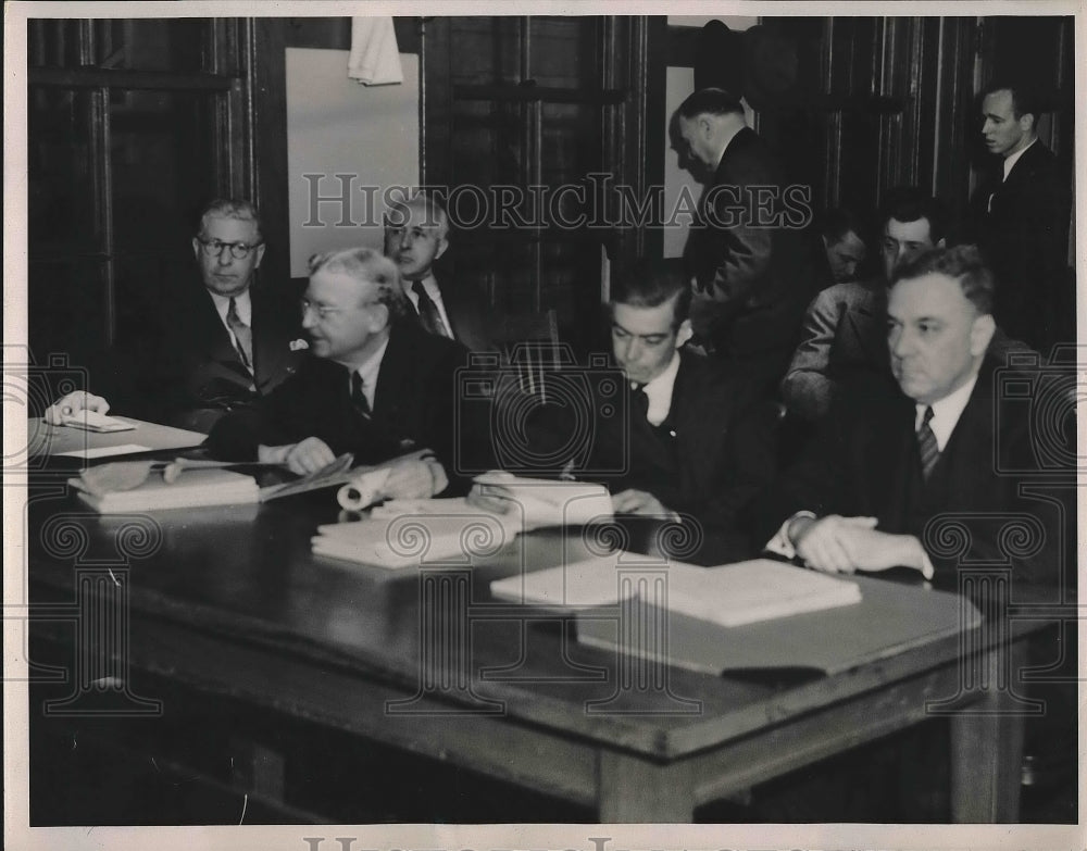 1939 Bridges Deportation Case Prosecution Team Haff, Farelly, Phelan - Historic Images