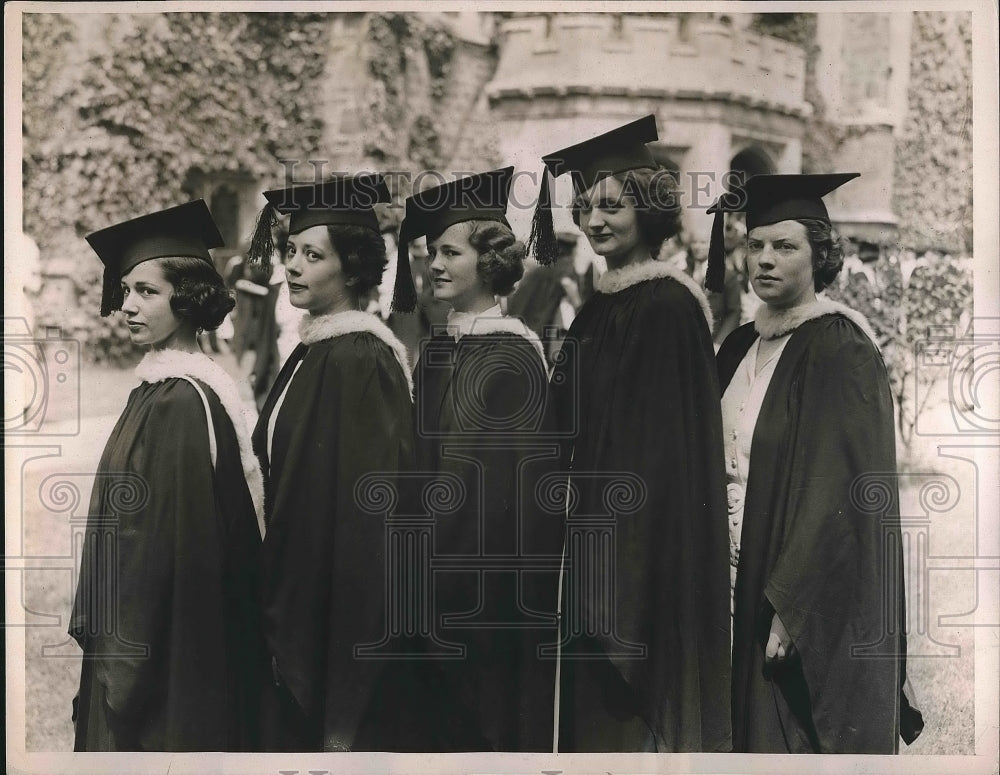 1936 Madelyn Josephine Brown, Helen Louise Ott, Lucille Spafford - Historic Images