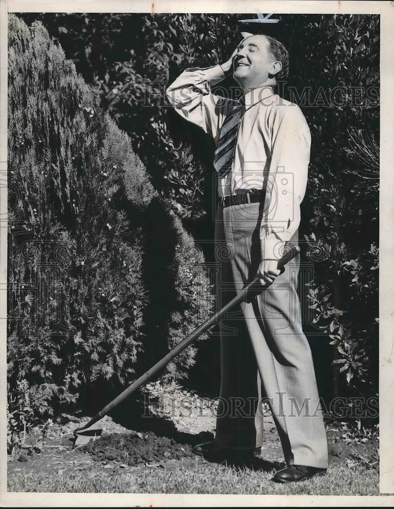 1938 Press Photo Sheridan Downey, California State Senator &amp; Advocate of the - Historic Images