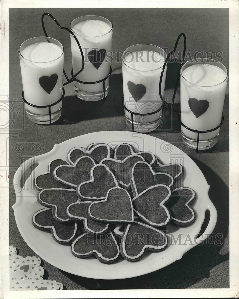 1956 Valentines Day Food  - Historic Images