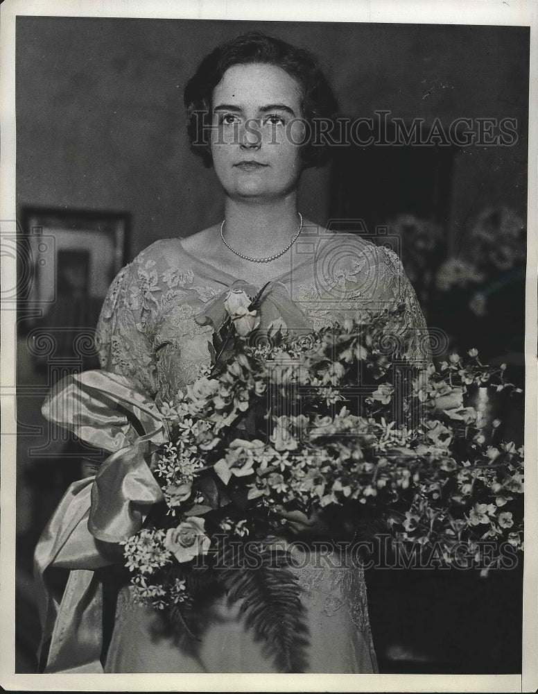 1933 Rose Allen Of Philadephia, New Bride Of Kenneth Coolbaugh - Historic Images