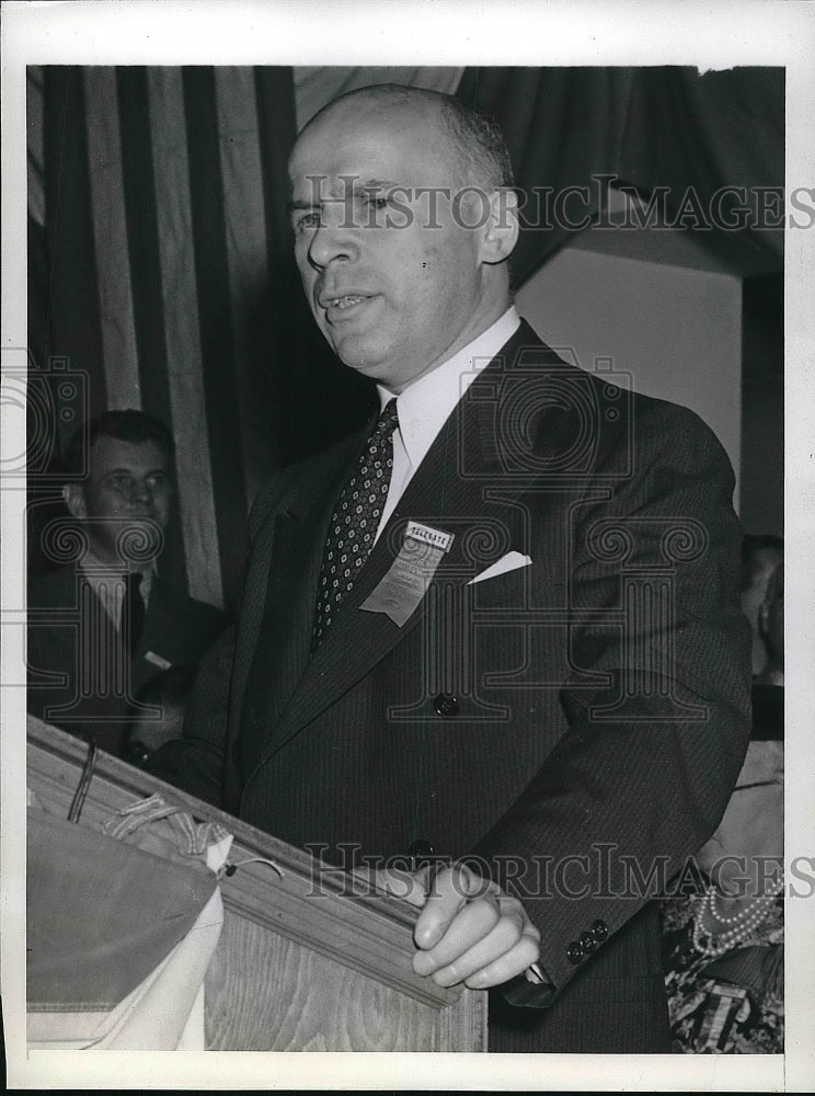 1942 Aaron Jacoby, Kings County delegate at Dem. Natl Convention - Historic Images