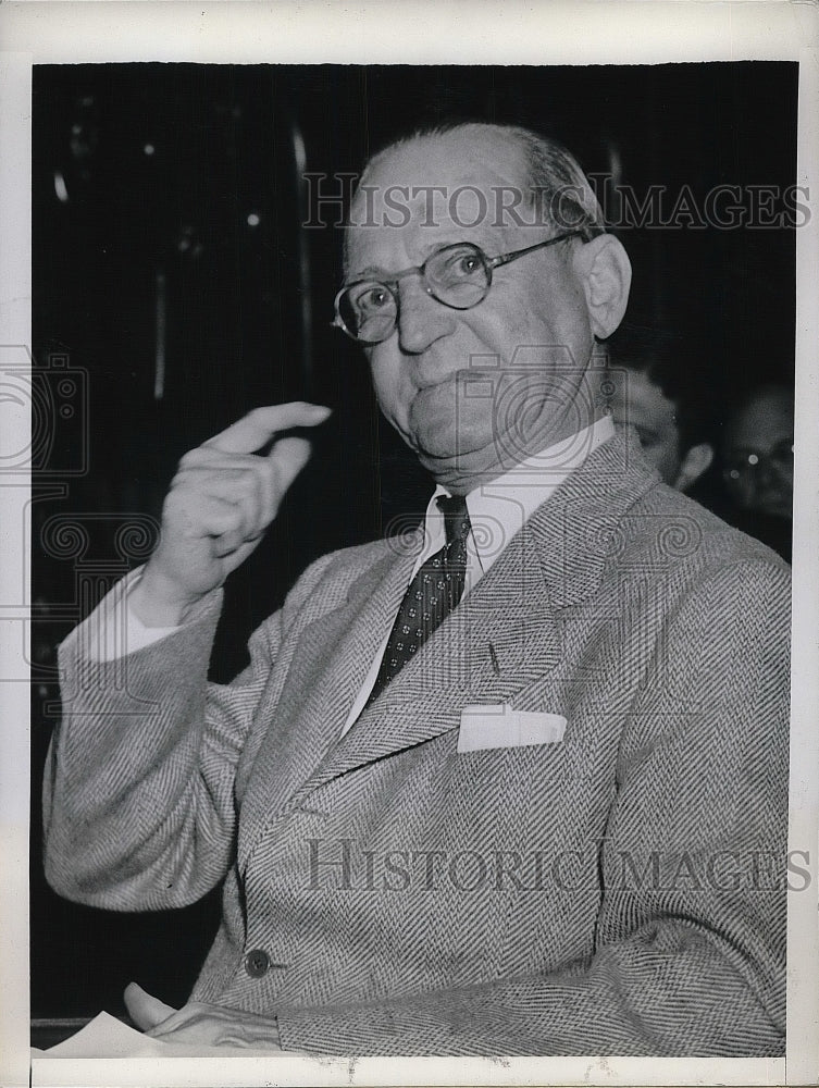 1942 Press Photo Horace Ward Testifies, House Naval Affairs Committee - Historic Images