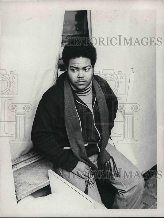 Press Photo CCC student ernest Brown, rescued drom a fire - nea91993 - Historic Images