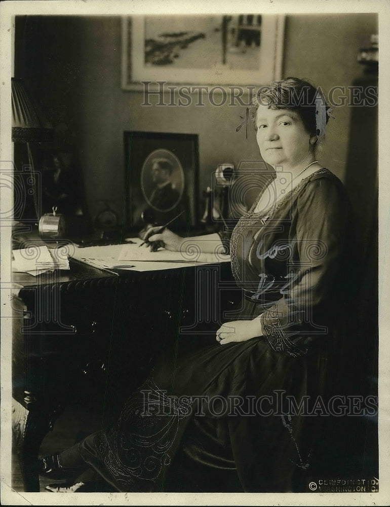 1920 Press Photo Mrs Isaac Pearson League Of American Penwomen New York City - Historic Images