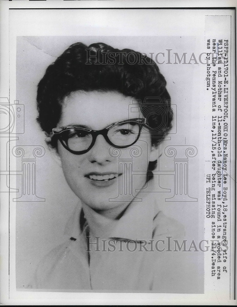 1961 Nancy Lee Boyd found dead by shotgun in Pennsylvania - Historic Images