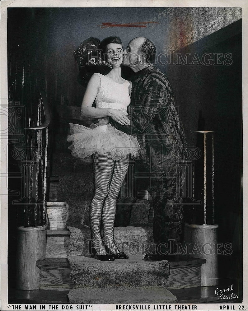 1961 Play Man in the Dog Suit Actors Fran Folkman and Bob Chvatal - Historic Images