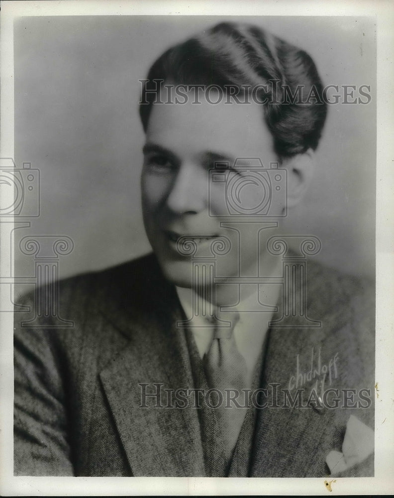 1932 Operatic Baritone Everett Marshall Portrait for Chocolateers - Historic Images