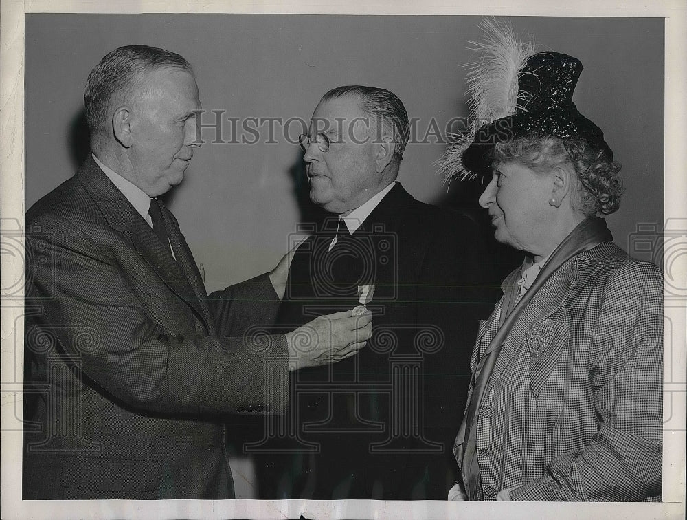 1947 Press Photo Warren R Austin US Ambassador United Nations George Marshall - Historic Images