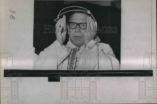 1969 Press Photo Longest Surviving Heart Transplant Patient Rev. Jean Boulogne - Historic Images