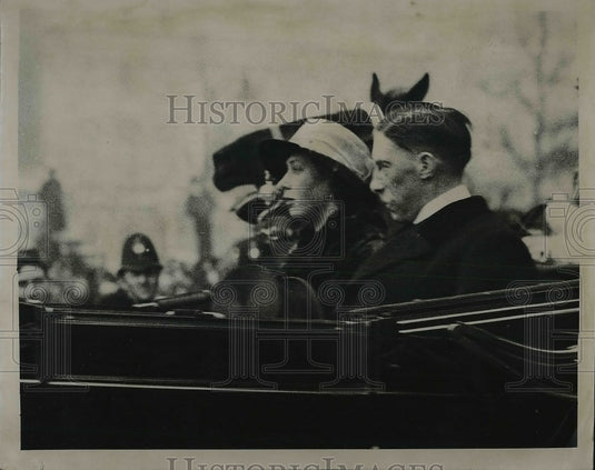 1922 Royal Bride & Groom On Wedding Day  - Historic Images