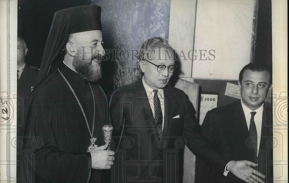 1966 President Cyprus Archbishop Makarios Greece  - Historic Images