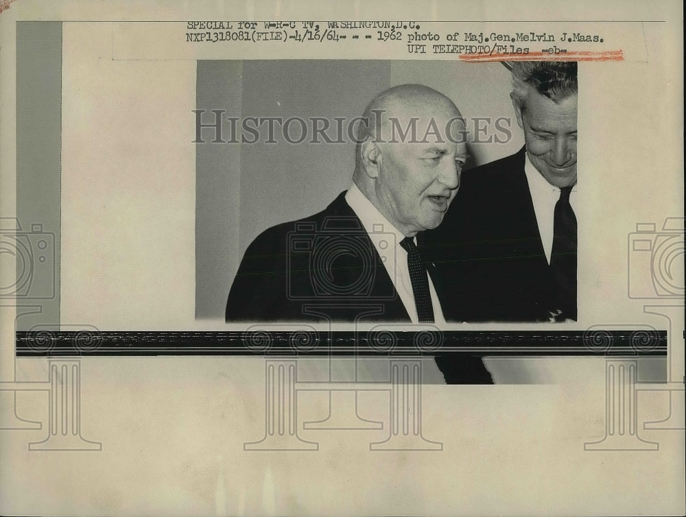 1964 Major General Melvin Maas  - Historic Images