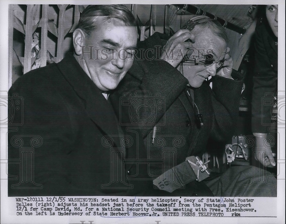 1955 Press Photo Secretary of State John Foster Dallas - nea92489 - Historic Images